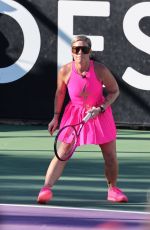 PINK and Robin Thicke Play a Celebrity Doubles Match for Charity in La Quinta 03/07/2023