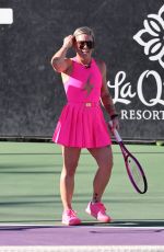 PINK and Robin Thicke Play a Celebrity Doubles Match for Charity in La Quinta 03/07/2023