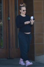 Pregnant KALEY CUCOC Leaves a Chiropractor in Los Angeles 03/07/2023