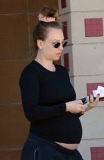 Pregnant KALEY CUCOC Leaves a Chiropractor in Los Angeles 03/07/2023