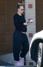Pregnant KALEY CUCOC Leaves a Chiropractor in Los Angeles 03/07/2023