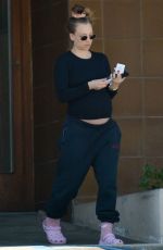 Pregnant KALEY CUCOC Leaves a Chiropractor in Los Angeles 03/07/2023