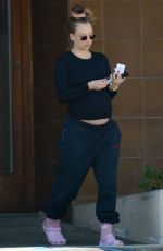Pregnant KALEY CUCOC Leaves a Chiropractor in Los Angeles 03/07/2023