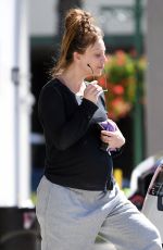 Pregnant KALEY CUOCO Leaves Helen