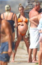 Pregnant RENEE BARGH in Bikini at a Beach in Sydney 03/18/2023