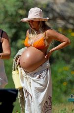 Pregnant RENEE BARGH in Bikini at a Beach in Sydney 03/18/2023
