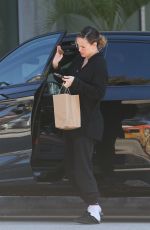Pregnant RUMER WILLIS Leaves Surya Spa in Santa Monica 03/02/2023