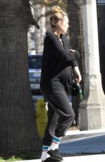 Pregnant RUMER WILLIS Leaves Surya Spa in Santa Monica 03/02/2023