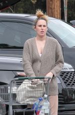 Pregnant RUMER WILLIS Out Shopping for Groceries at Erewhon 03/05/2023