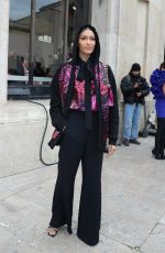 PRITIKA SWARUP Arrives at Elie Saab Womenswear Fall/Winter 2023-2024 Show at Paris Fashion Week 03/04/2023
