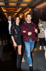 PRIYANKA CHOPRA and DANIELLE JONAS Leaves Bar Centrale Restaurant at Times Square in New York 03/19/2023