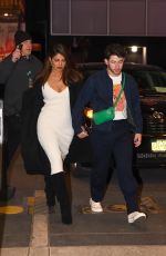 PRIYANKA CHOPRA and DANIELLE JONAS Leaves Bar Centrale Restaurant at Times Square in New York 03/19/2023