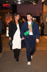 PRIYANKA CHOPRA and DANIELLE JONAS Leaves Bar Centrale Restaurant at Times Square in New York 03/19/2023