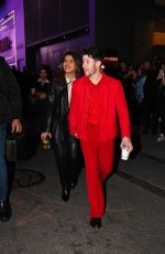 PRIYANKA CHOPRA and Nick Jonas Leaves Marquis Theater in Times Square in New York 03/17/2023