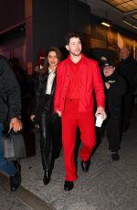 PRIYANKA CHOPRA and Nick Jonas Leaves Marquis Theater in Times Square in New York 03/17/2023