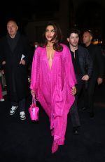 PRIYANKA CHOPRA Arrives at Valentino Womenswear Fall/winter 2023-2024 Show at Paris Fashion Week 03/05/2023