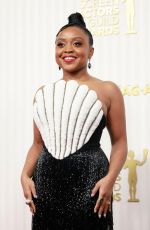 QUINTA BRUNSON at 29th Annual Screen Actors Guild Awards in Century City 02/26/2023