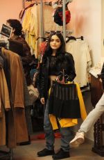 RACHEL ZEGLER and LUCY LIU Shopping at a Vintage Clothing Store in Rome 03/03/2023