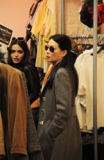 RACHEL ZEGLER and LUCY LIU Shopping at a Vintage Clothing Store in Rome 03/03/2023