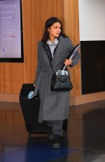 RACHEL ZEGLER Arrives at JFK Airport in New York 03/08/2023