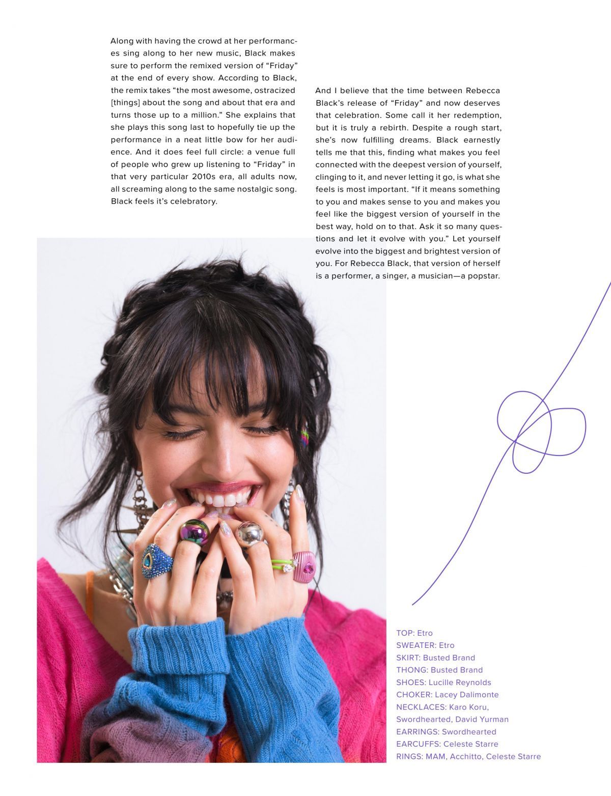 REBECCA BLACK in Local Wolves Magazine, MarchApril 2023 – HawtCelebs