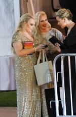 REBEL WILSON and RAMONA AGRUMA Leaves 2023 Vanity Fair Oscar Party in Beverly Hills 03/12/2023