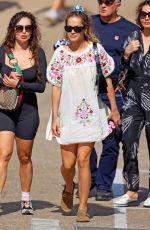 RITA and ELENA ORA Out for Lunch with Their Parents Ora at Bondi Icebergs in Sydney 03/30/2023
