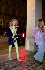 ROSE BERTRAM Arrives at Costes Hotel in Paris 03/03/2023