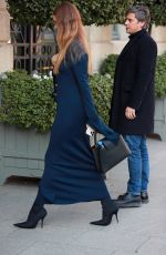 ROSIE HUNTINGTON-WHITELEY Returning to Ritz Hotel in Paris 03/02/2023