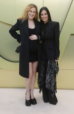 RUMER WILLIS and DEMI MOORE at Versace FW23 Show at Pacific Design Center in West Hollywood 03/09/2023