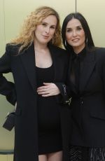 RUMER WILLIS and DEMI MOORE at Versace FW23 Show at Pacific Design Center in West Hollywood 03/09/2023
