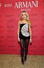 SABRINA CARPENTER at Variety Makeup Artistry Dinner with Armani Beauty in West Hollywood 03/09/2023