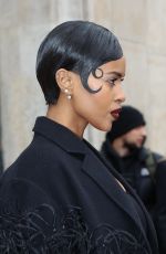 SABRINA ELBA Arrives at Elie Saab Womenswear Fall/Winter 2023-2024 Show at Paris Fashion Week 03/04/2023