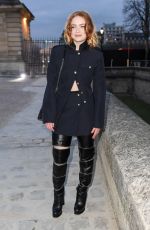 SADIE SINK at Alexander Mcqueen FW23 Show at Paris Fashion Week 03/04/2023