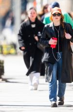 SADIE SINK Out and About in New York 03/30/2023