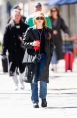 SADIE SINK Out and About in New York 03/30/2023
