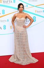 SAFFRON HOCKING at EE Bafta Film Awards 2023 in London 02/19/2023
