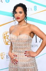 SAFFRON HOCKING at EE Bafta Film Awards 2023 in London 02/19/2023