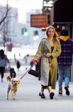 SAILOR BRINKLEY COOK Out for a Dog Walk in New York 03/23/2023