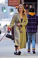 SAILOR BRINKLEY COOK Out for a Dog Walk in New York 03/23/2023