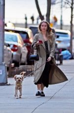 SAILOR BRINKLEY COOK Out for a Dog Walk in New York 03/23/2023