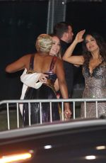 SALMA HAYEK Scarfs a Burger at Vanity Fair Oscars After Party 03/12/2023
