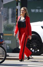 SAMANTHA BEE Filming a Project in New York 03/21/2023