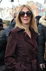 SANDRINE KIBERLAIN Arrives at Chloe Fashion Show in Paris 03/02/2023