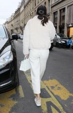 SARA SAMPAIO Heading to Fashion Week Event in Paris 03/06/2023