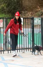 SARAH SILVEMRAN Out with Her Dog at Griffith Park in Los Angeles 03/06/2023