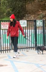 SARAH SILVEMRAN Out with Her Dog at Griffith Park in Los Angeles 03/06/2023