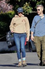 SARAH SILVERMAN and Rory Albanese Out with Their Dogs in Los Angeles 03/06/2023