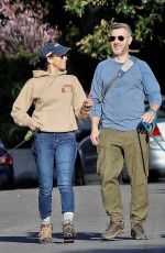 SARAH SILVERMAN and Rory Albanese Out with Their Dogs in Los Angeles 03/06/2023
