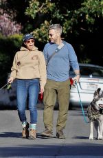 SARAH SILVERMAN and Rory Albanese Out with Their Dogs in Los Angeles 03/06/2023